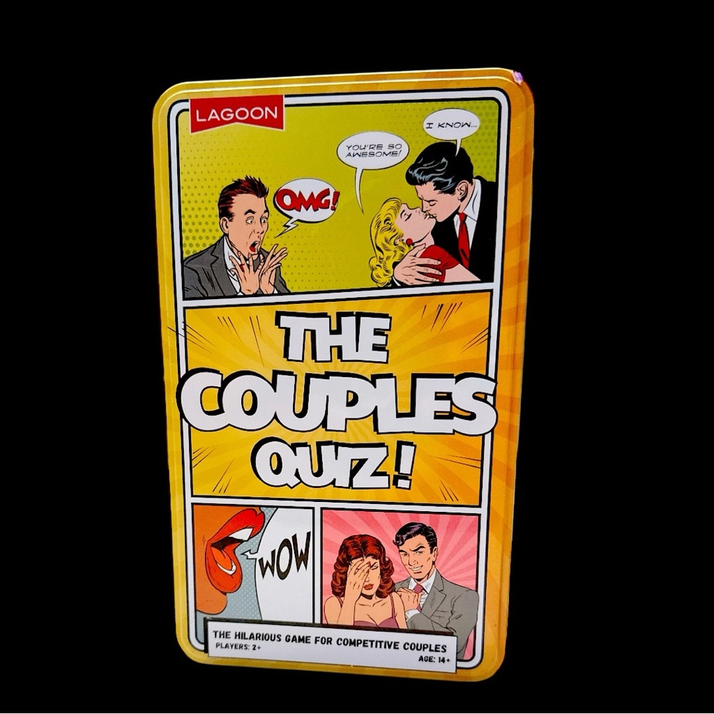 Lagoon The Couples Quiz Card Game - Yellow